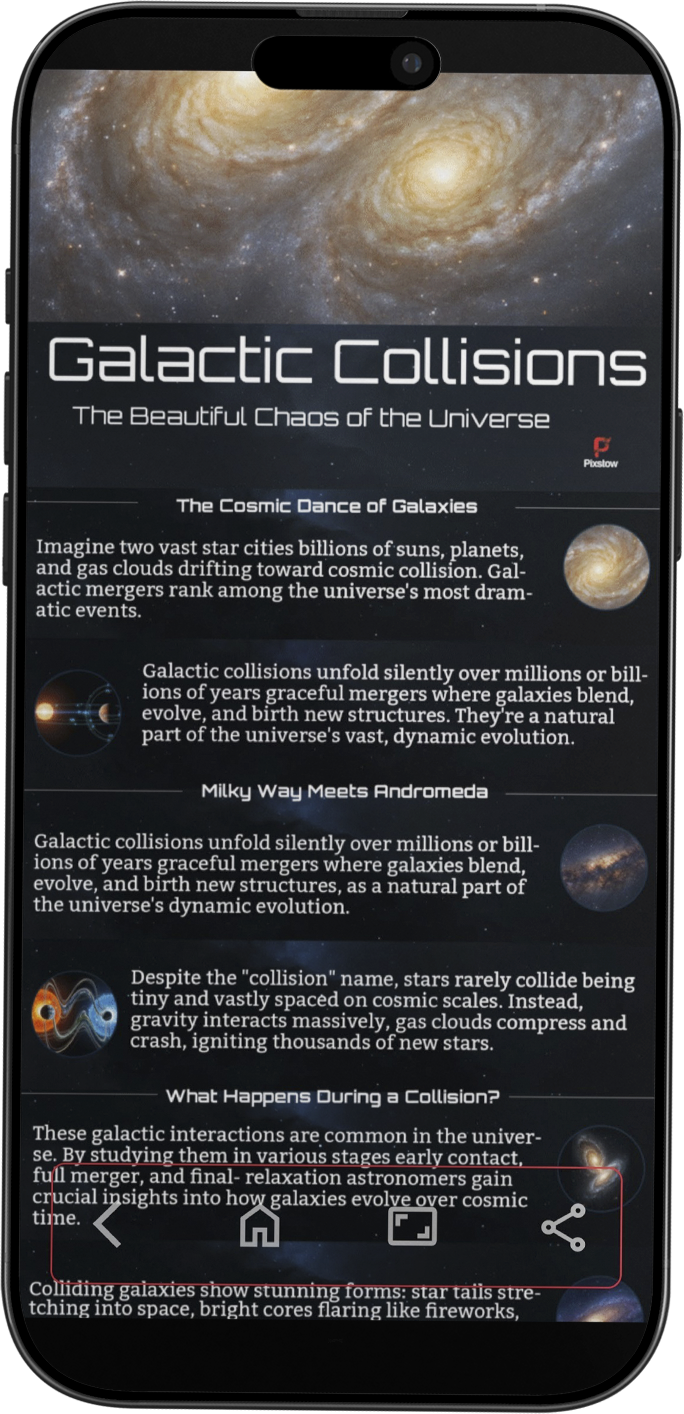 Galactic Collisions Detail - Pixstow Story